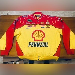 NASCAR Kevin Harvick Shell Pennzoil Twill Uniform Jacket